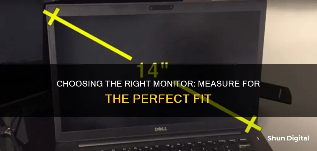 how to tell how to mesure your monitor