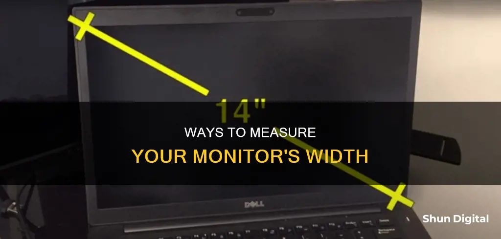 how to tell how wide your monitor is