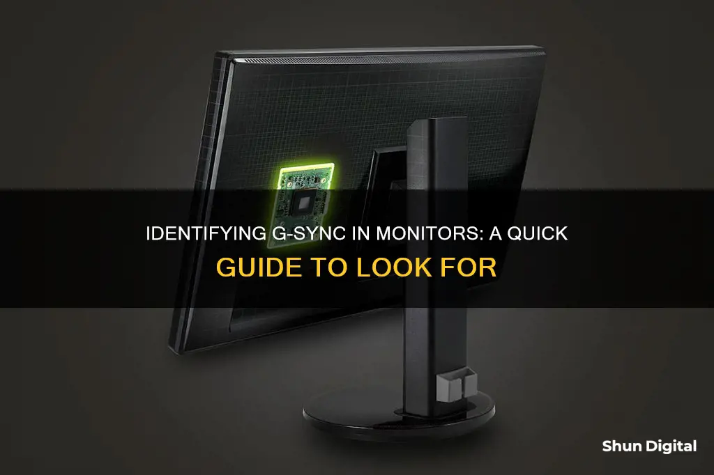 how to tell if a monitor has gsync