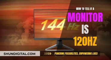 Identifying High Refresh Rate Monitors: 120Hz and Beyond