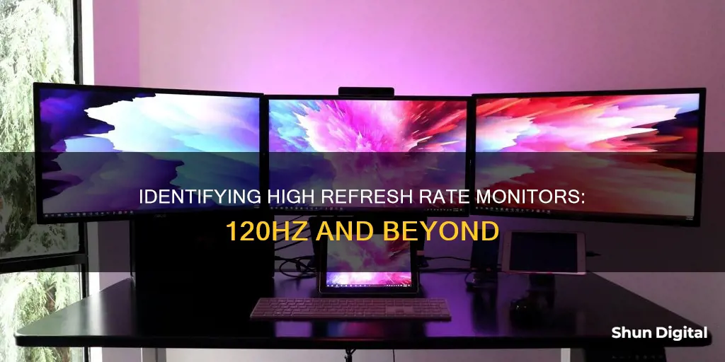 how to tell if a monitor is 120hz