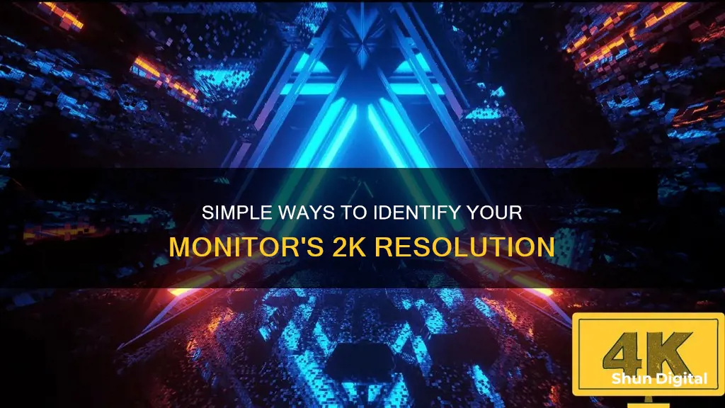 how to tell if a monitor is 2k