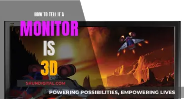 Is Your Monitor 3D? Check for These Clues