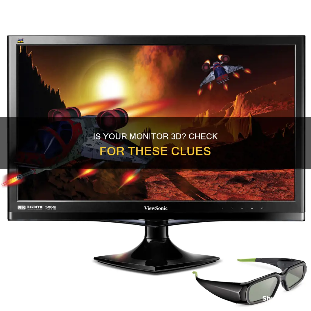 how to tell if a monitor is 3d