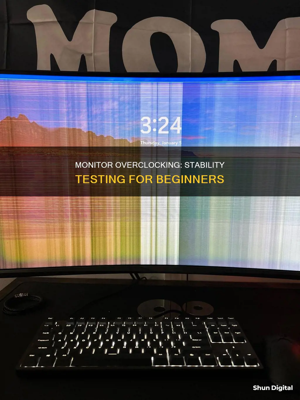 how to tell if a monitor overclock is stable