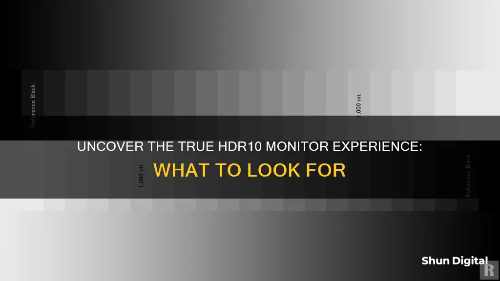 how to tell if a panel is really hdr10 monitor