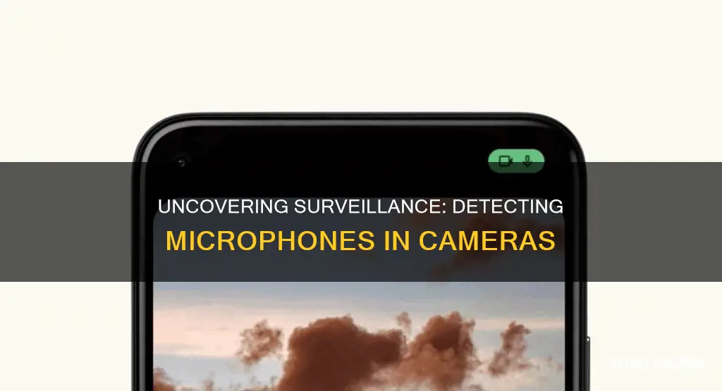 how to tell if a surveillance camera has a microphone