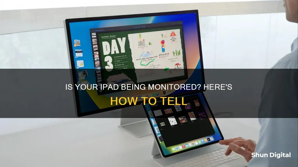 how to tell if ipad is monitored