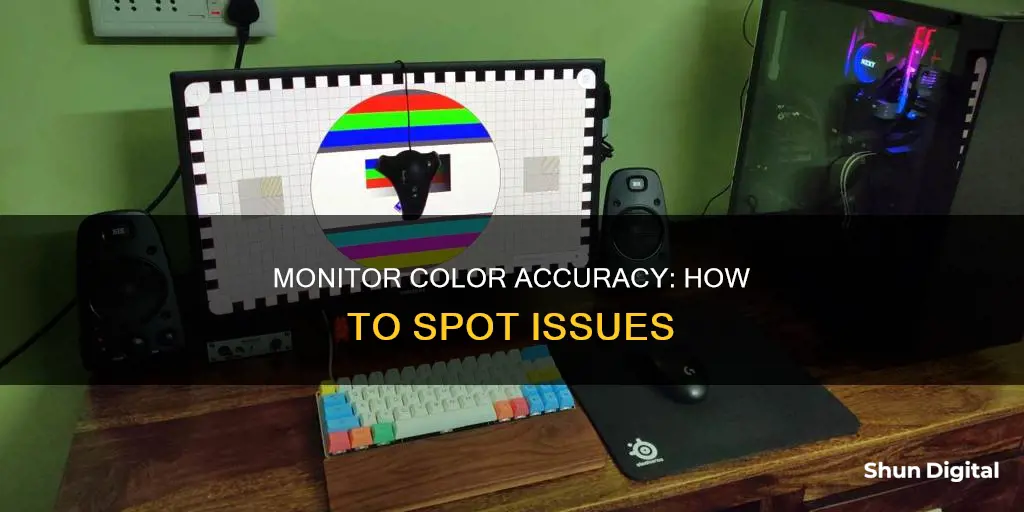 how to tell if monitor colors are off