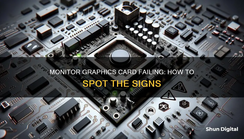 how to tell if monitor graphics card is failing