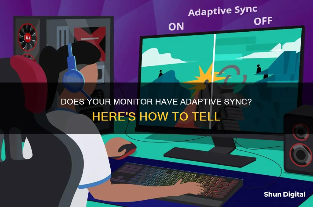 how to tell if monitor has adaptive sync