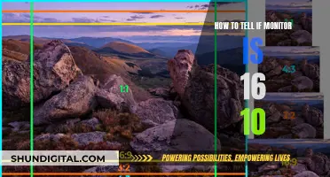 Ways to Identify 16:10 Aspect Ratio Monitors