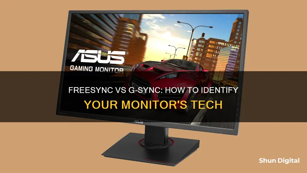 how to tell if monitor is freesync or g sync