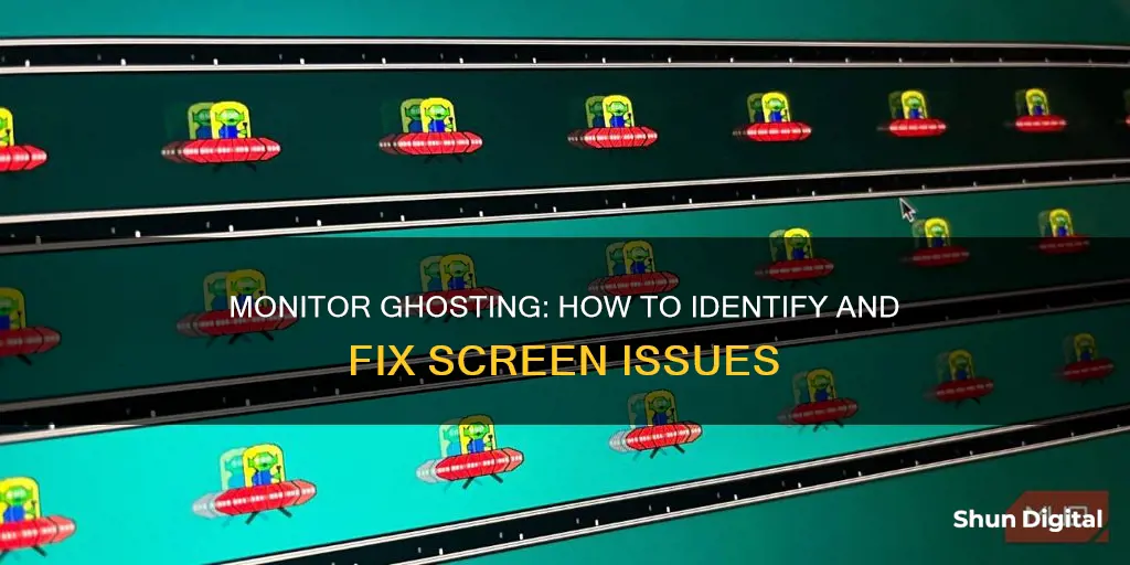 how to tell if monitor is ghosting