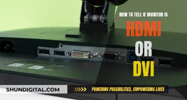 Identifying Monitor Ports: HDMI or DVI?