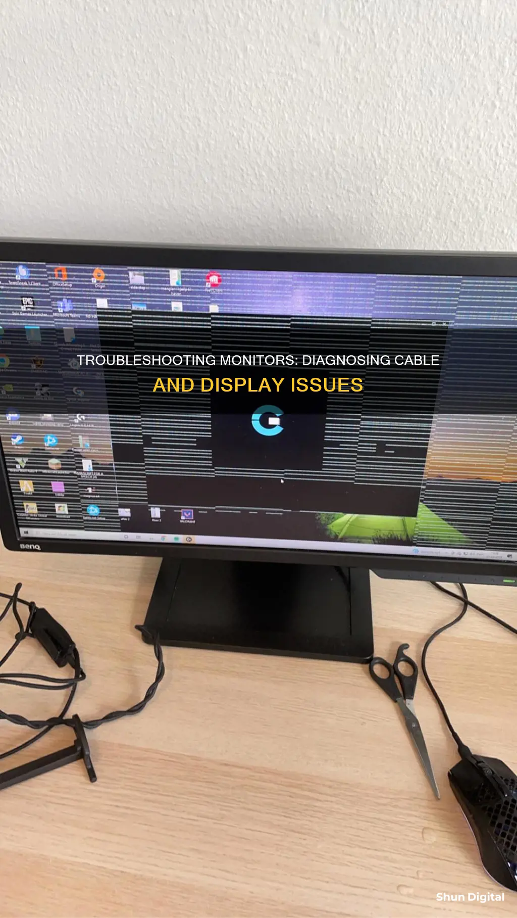 how to tell if monitor or cable is bad