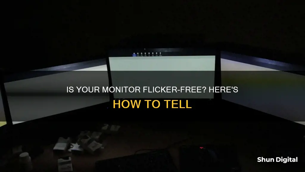 how to tell if my monitor is actually flicker free