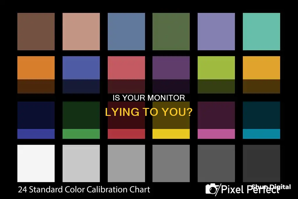 how to tell if you monitor is not color corrected