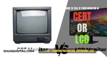 Differentiating CRT and LCD Monitors: A Quick Guide