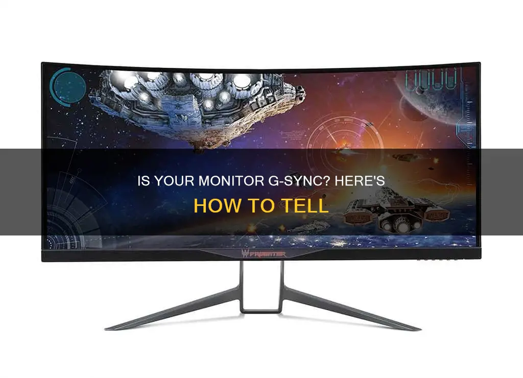 how to tell if your monitor is gysync