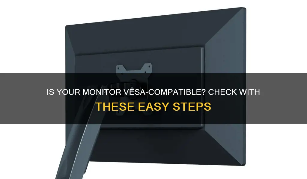 how to tell if your monitor is vesa