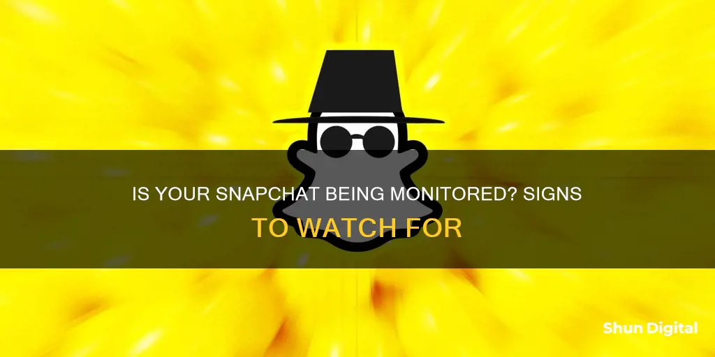 how to tell if your snapchat is being monitored