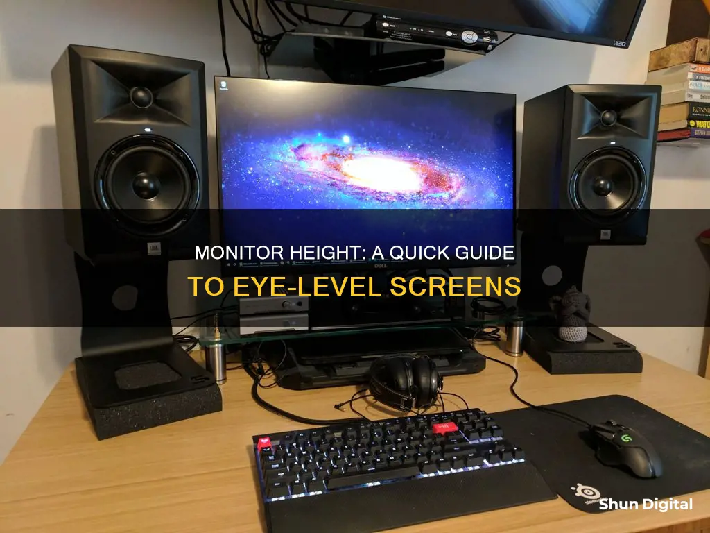 how to tell monitor height