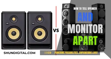 Differentiating Speakers and Monitors: A Quick Guide