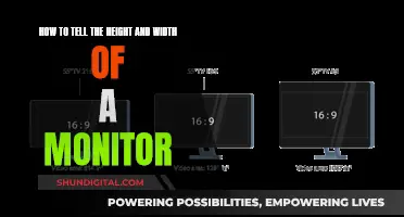 Measuring Monitor Dimensions: Height and Width Explained