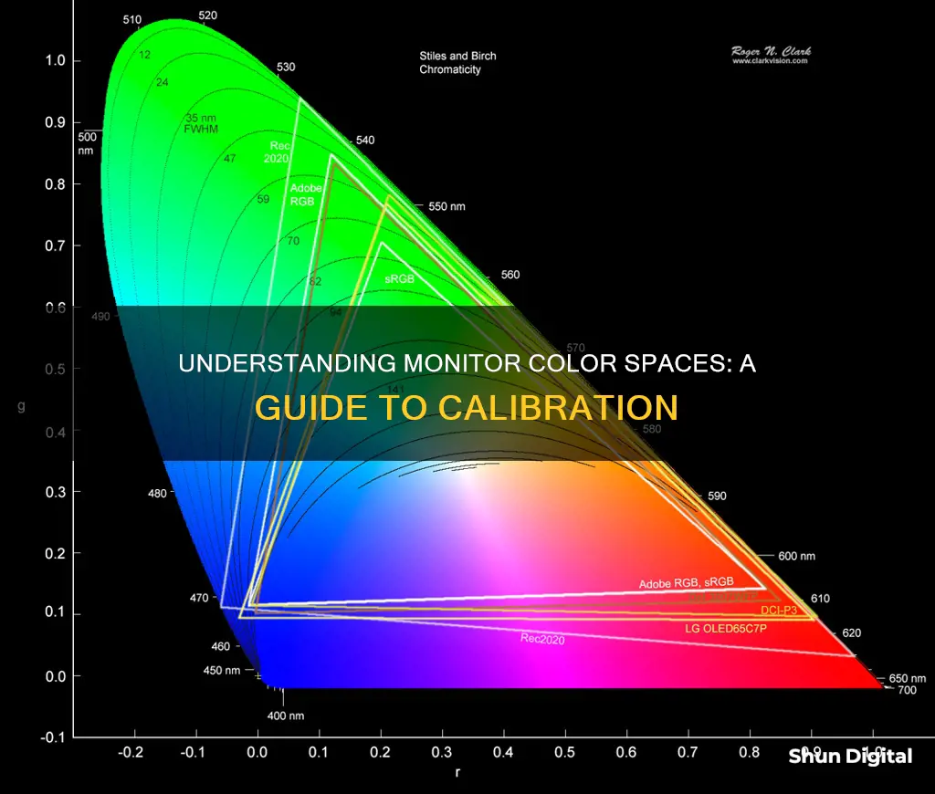 how to tell what color space my monitor is