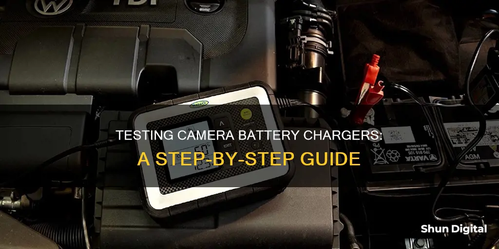 how to test a camera battery charger