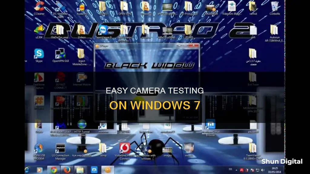 how to test computer camera windows 7