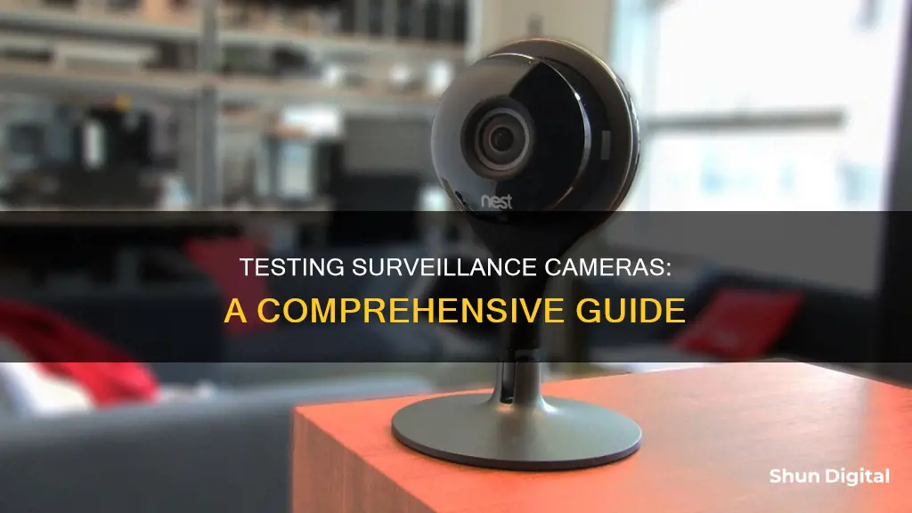 how to test surveillance camera