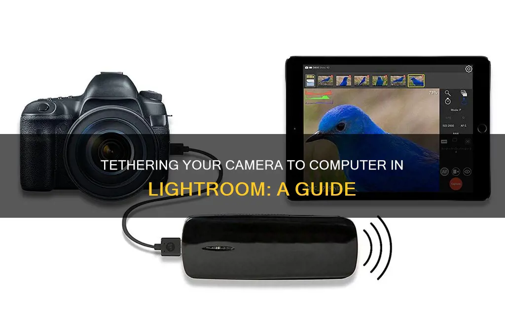 how to tether camera to computer in lightroom