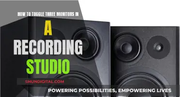 Toggle Three Monitors: A Guide for Recording Studios