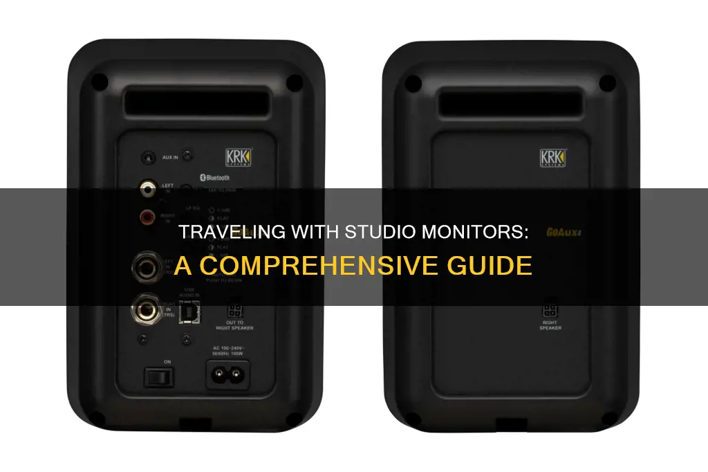 how to travel with studio monitors