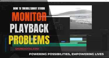 Troubleshooting Studio Monitor Playback Problems: A Comprehensive Guide