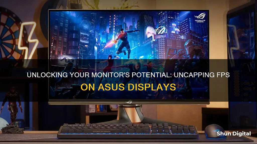 how to uncap fps in asus monitor