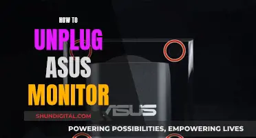 Unplugging an Asus Monitor: A Step-by-Step Guide