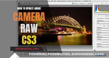 Updating Adobe Camera Raw CS3: A Step-by-Step Guide