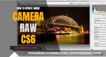 Updating Adobe Camera Raw CS6: A Step-by-Step Guide