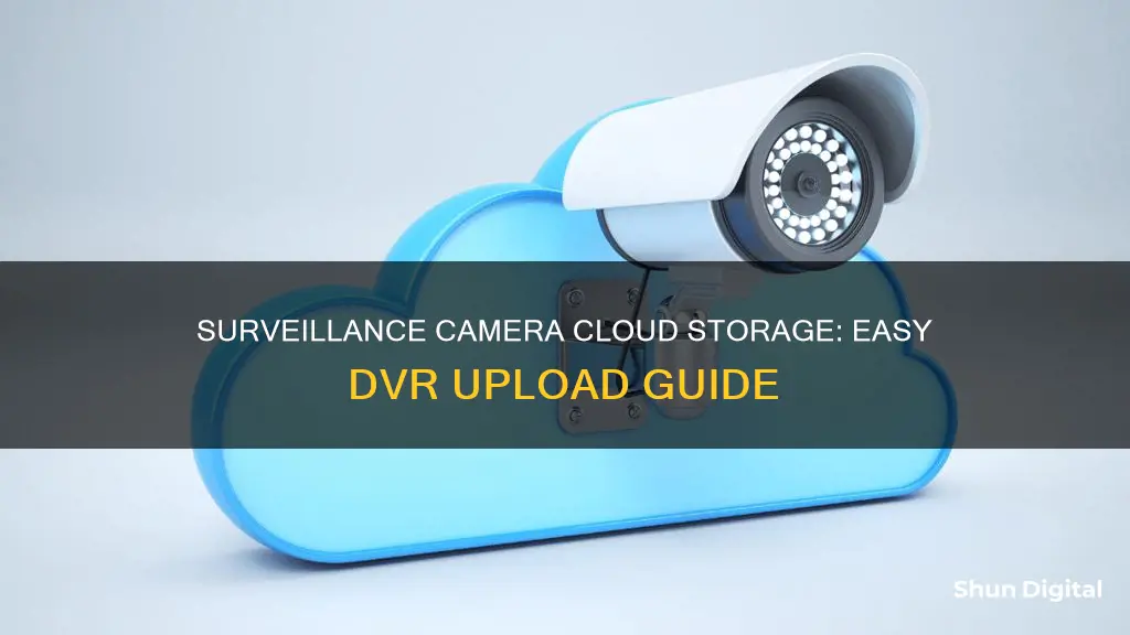 how to upload dvr surveillance camera to cloud