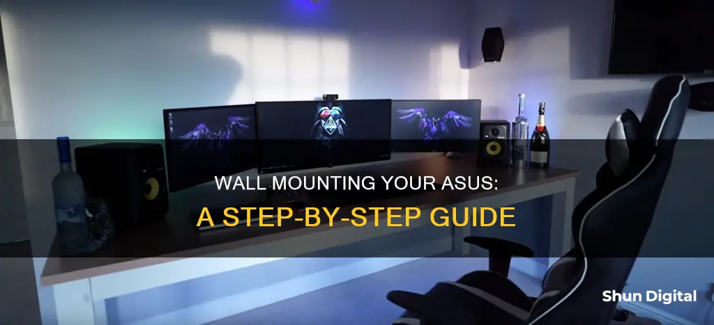 how to wall mount a asus vz279he 27 monitor