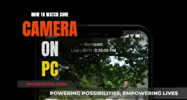 Stream Cove Camera Footage Directly to Your PC