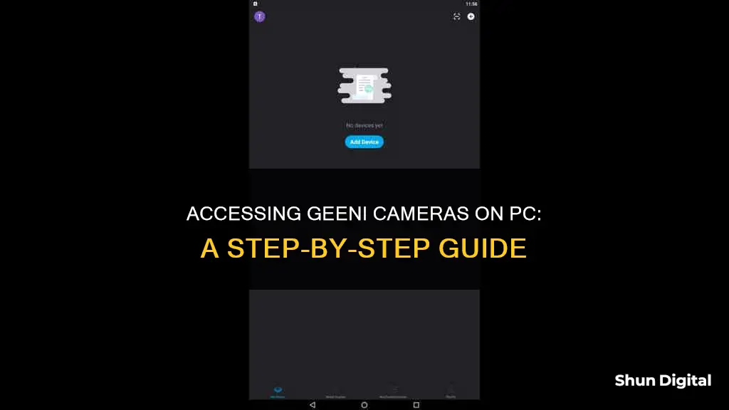 how to watch geeni camera on pc