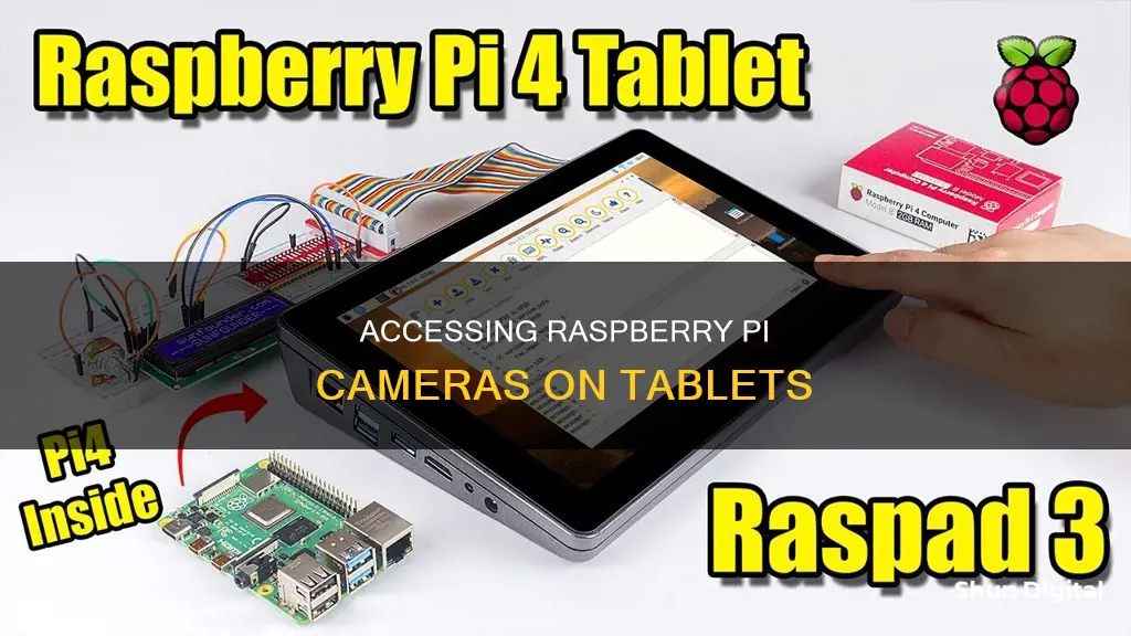 how to watch my rasberry pi camera on my tablet