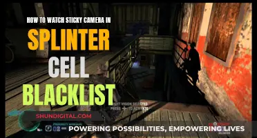 Master Splinter Cell Blacklist: Sticky Camera Viewing Techniques