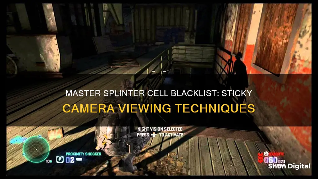 how to watch sticky camera in splinter cell blacklist