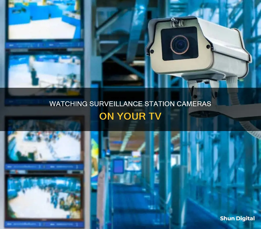 how to watch surviellance station camera on tv