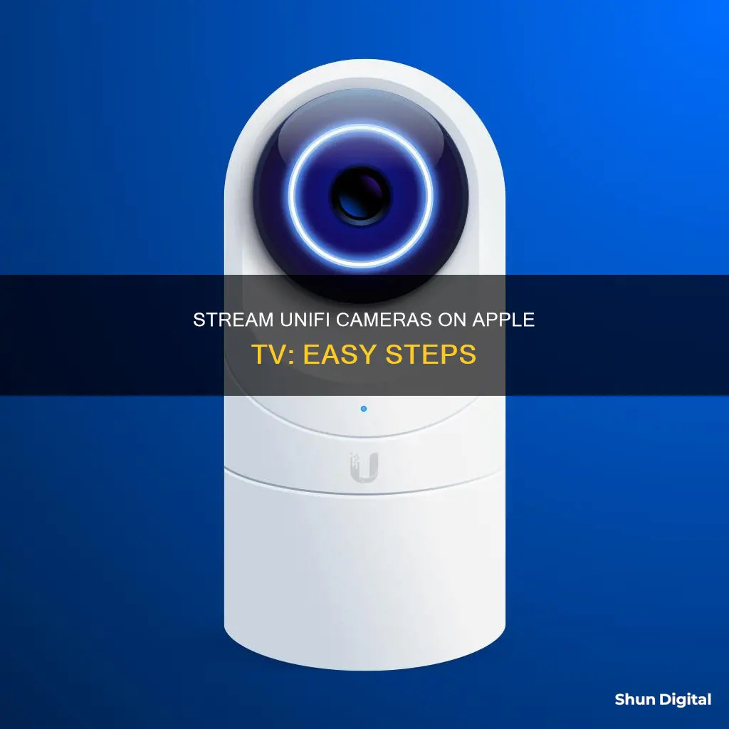 how to watch unifi camera on apple tv